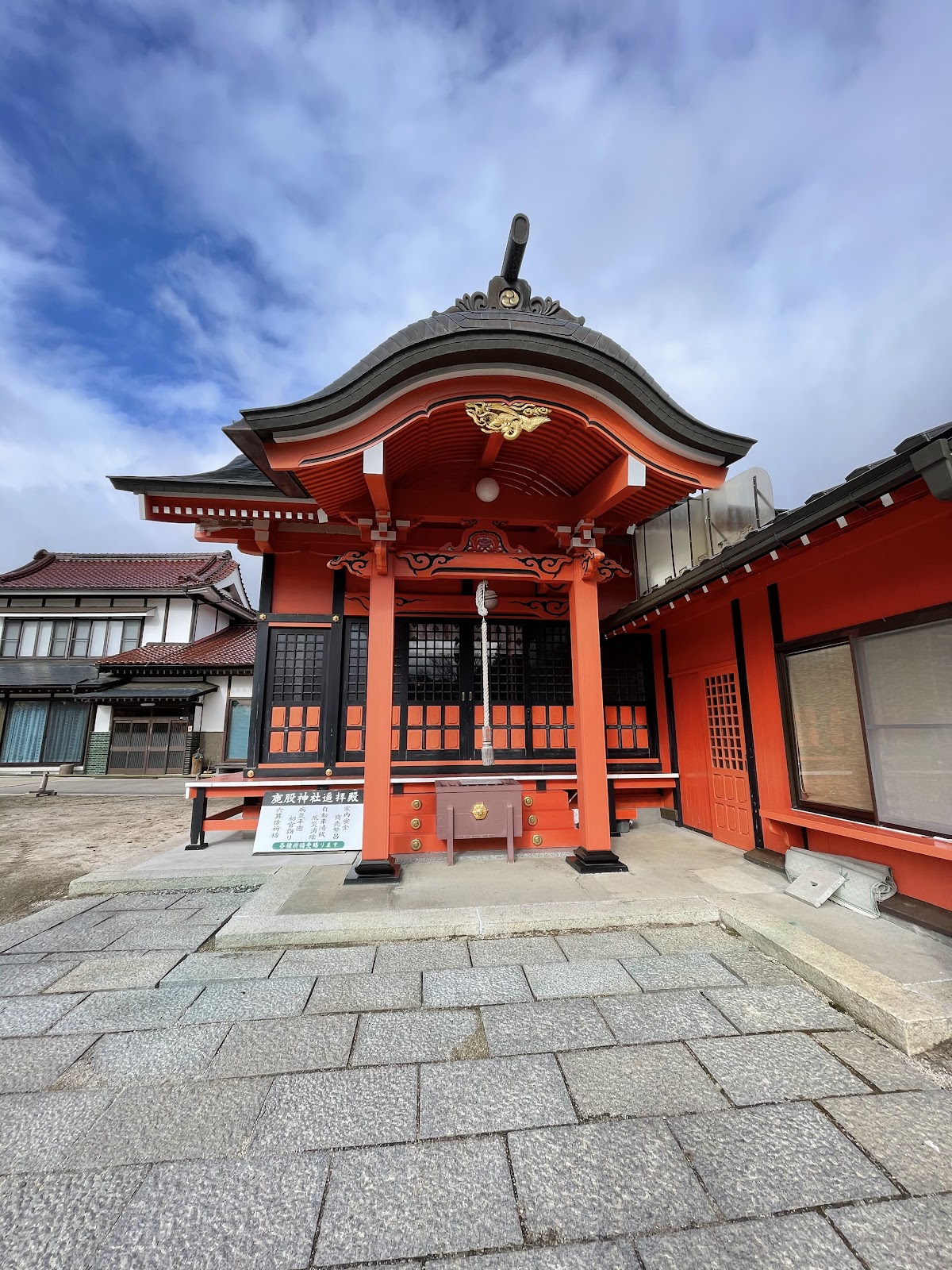 鹿股神社遥拝殿